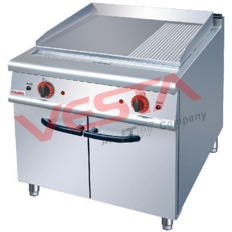 Bếp nướng 2/3 phẳng, 1/3 nhám liền tủ