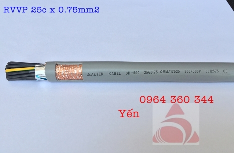 Cáp điều khiển Altek Kabel 1.0mm2 chống nhiễu chính hãng
