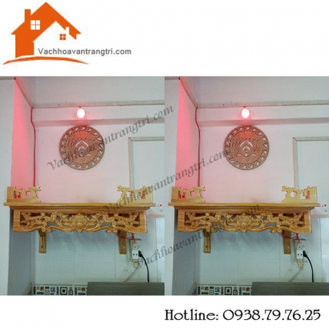 Hình ảnh bàn thờ treo tường đẹp giá rẻ tại quận 12