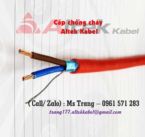 Cáp báo cháy, cáp chậm cháy cho công trình dự án