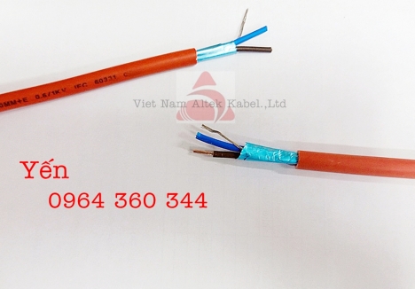 LSZH/AL Foil/LSZH/CU - Cáp chống cháy Altek Kabel 2 core x 1.5 mm2