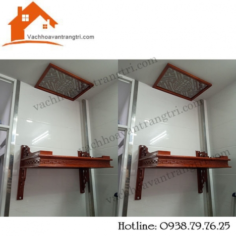 Mua bàn thờ treo tường ở tphcm theo kích thước lỗ ban đẹp