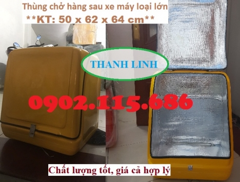 Thùng chở hàng sau xe máy loại lớn