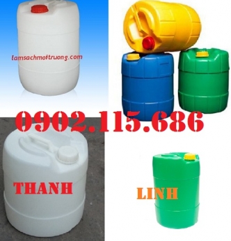 Can nhựa tròn đựng hóa chất