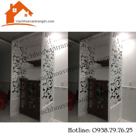 Vách ngăn trang trí nội thất-vách ngăn gỗ công nghiệp