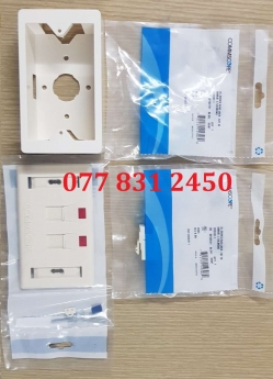 Nhân mạng - Hạt âm tường Commscope Cat5e Cat6 giá rẻ