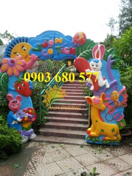 Cung cấp tượng vườn cổ tích trẻ em cho trường mầm non, công viên, khu vui chơi