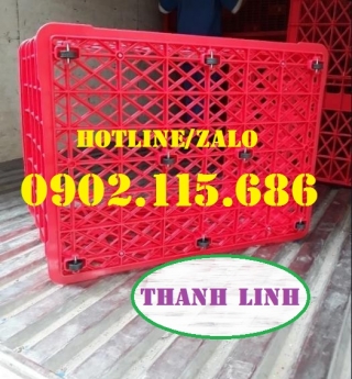 Sọt nhựa 8 bánh xe