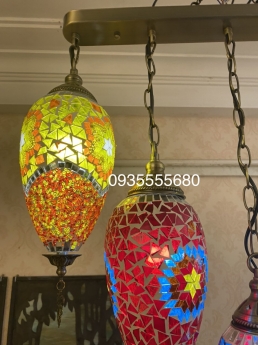 Bộ đèn thả 5 quả lung linh