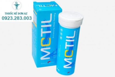 Thuốc Motil sủi – hỗ trợ tinh trùng yếu, tăng cường sinh sản nam giới
