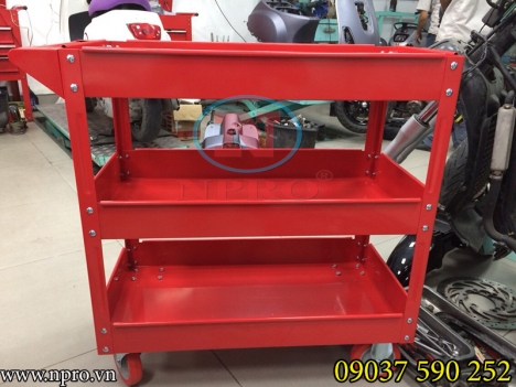Xe đẩy dụng cụ 3 ngăn sản xuất tại Việt Nam giá rẻ nhất hiện nay