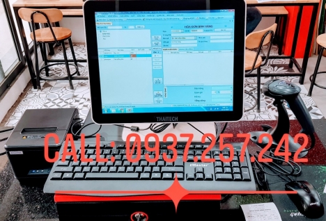 Cài đặt máy tính tiền in bill cho cửa hàng tiện ích tại Hà Nội