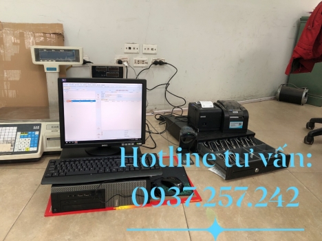 Cài đặt máy tính tiền in bill cho siêu thị mini, tạp hóa tại Hà Nội