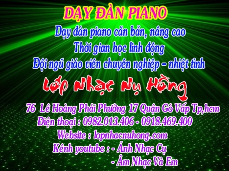 Trung tâm dạy đàn piano tại TP. Hồ Chí Minh