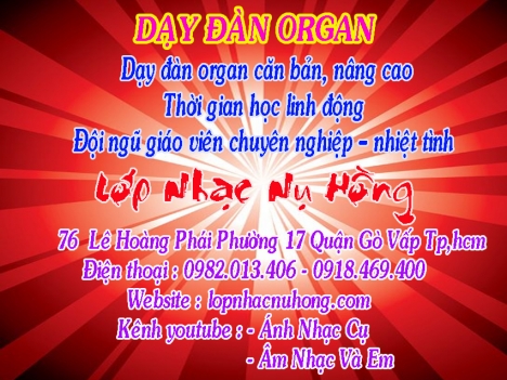Trung tâm dạy đàn Organ chất lượng tại TPHCM