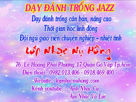 Dạy đánh trống từ căn bản đến nâng cao