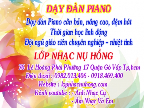 Trung tâm dạy đàn piano tại TP. Hồ Chí Minh