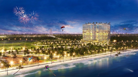 Căn hộ biển Quảng Bình - chỉ 10 căn view biển + sân golf - cho thuê 20tr/ tháng