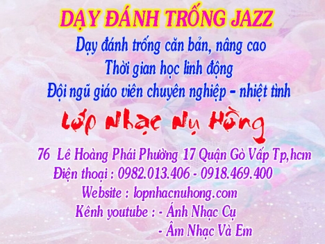 Dạy đánh trống từ căn bản đến nâng cao