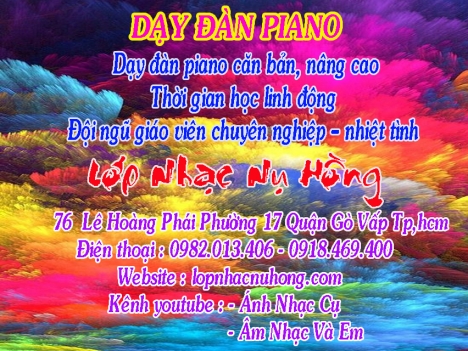 Trung tâm dạy đàn piano tại TP. Hồ Chí Minh