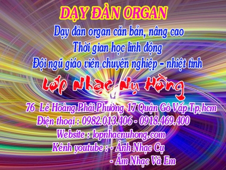 Trung tâm dạy đàn Organ chất lượng tại TPHCM