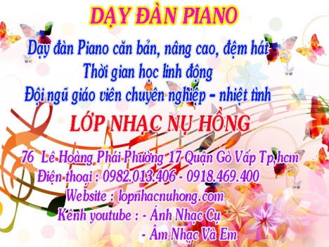 Trung tâm dạy đàn piano tại TP. Hồ Chí Minh