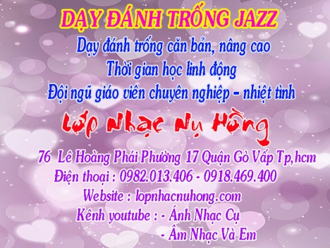 Dạy đánh trống từ căn bản đến nâng cao