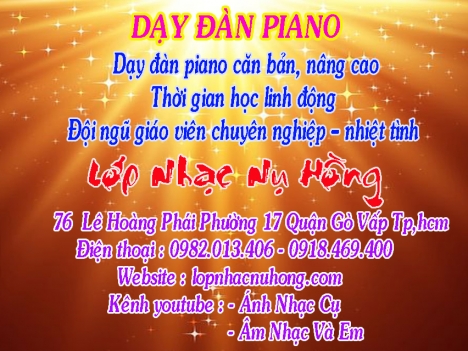 Trung tâm dạy đàn piano tại TP. Hồ Chí Minh