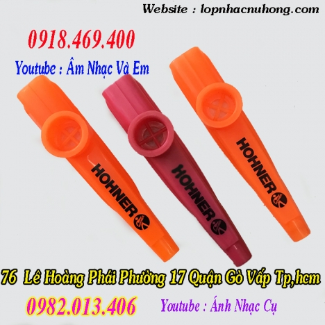Kèn kazoo hiệu hohner giá tốt, nhiều màu đẹp