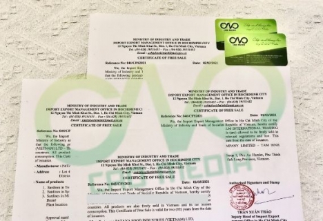 Thực hiện giấy phép lưu hành tự do cho kẹo dừa xuất khẩu