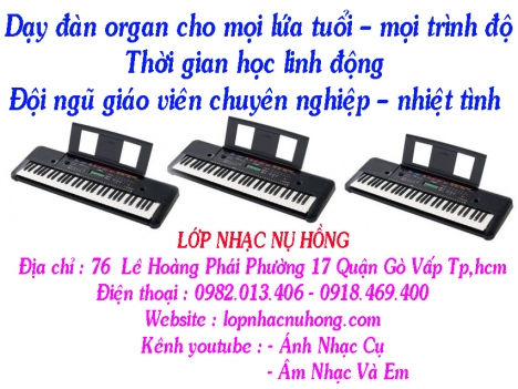 Trung tâm dạy đàn Organ chất lượng tại TPHCM