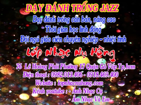 Dạy đánh trống từ căn bản đến nâng cao