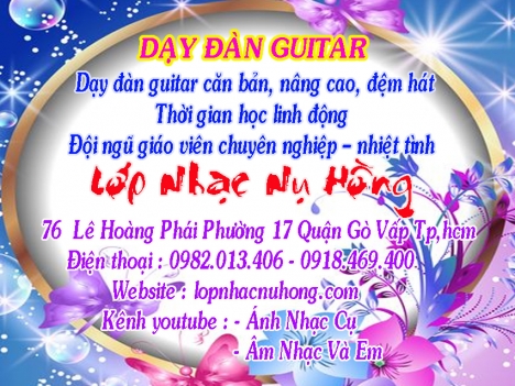 Học đánh đàn guitar tại quận Gò Vấp