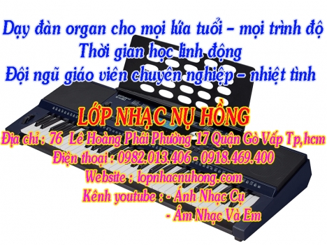 Trung tâm dạy đàn Organ chất lượng tại TPHCM