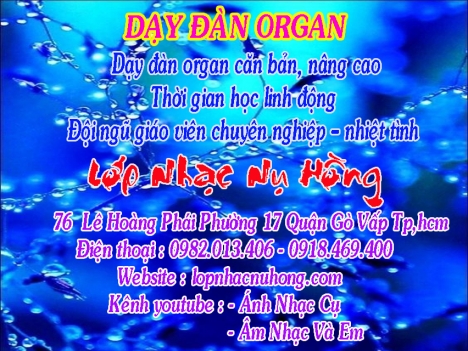 Trung tâm dạy đàn Organ chất lượng tại TPHCM