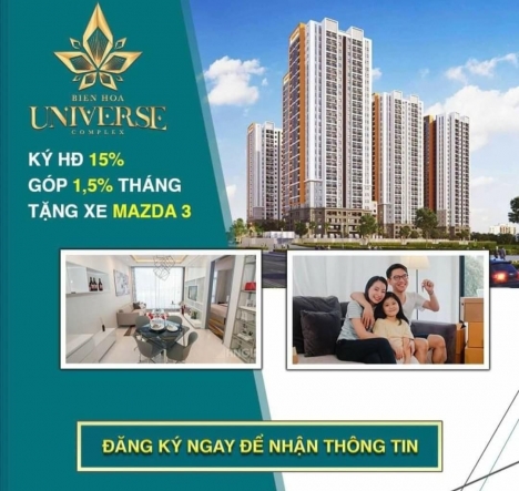 Biên hoà universe complex - viên kim cương của Đồng Nai chỉ tt 350tr , ck tận 18%