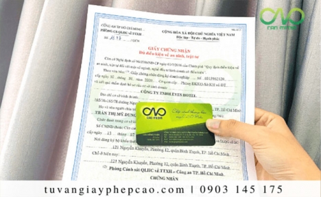 Thủ tục xin giấy chứng nhận an ninh trật tự mới nhất 2021