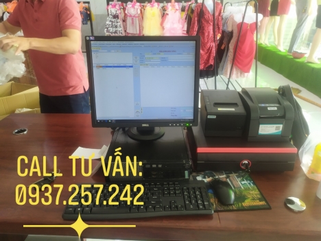 Lắp đặt trọn bộ máy tính tiền cho shop quần áo, shop thời trang tại Hà Nội