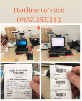 Lắp đặt trọn bộ máy tính tiền cho siêu thị mini, tạp hóa tại Hà Nội