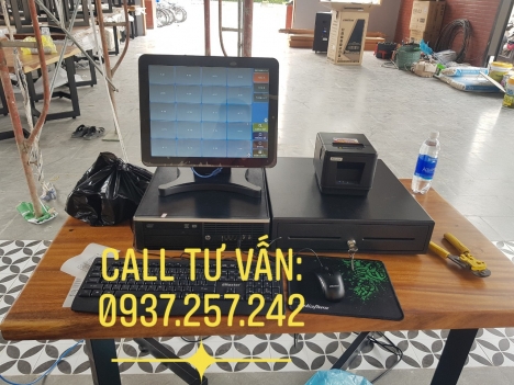 Lắp đặt trọn bộ máy tính tiền cho nhà hàng tại Hà Nội