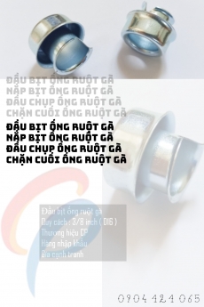Đầu bịt ống ruột gà lõi thép chống xước phi 3/8 inch