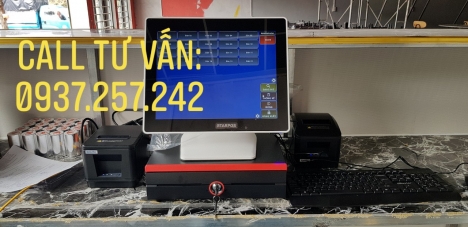 Lắp đặt trọn bộ máy tính tiền cho shop mỹ phẩm tại Hà Nội
