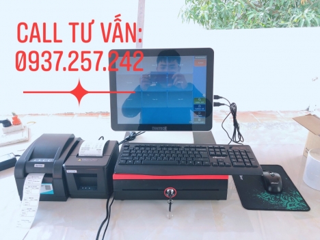 Lắp đặt trọn bộ máy tính tiền cho quán trà sữa tại Hà Nội