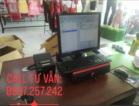 Lắp đặt trọn bộ máy tính tiền cho shop quần áo, shop thời trang tại Hà Nội