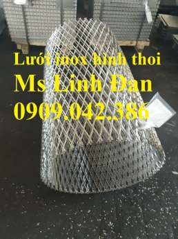 lưới hình thoi inox, lưới mắt cáo inox, lưới inox hình thoi, lưới inox,