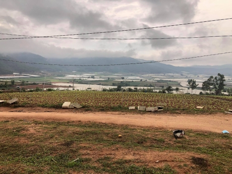 Đất nghỉ dưỡng ven Đà Lạt, view đẹp, có thổ cư, sổ hồng riêng hơn 500m2 giá 400 triệu