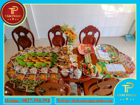 Mâm cúng đầy tháng, thôi nôi trọn gói tại Cần Thơ