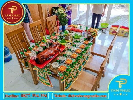 Mâm cúng đầy tháng, thôi nôi trọn gói tại Cần Thơ