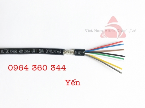 Cáp tín hiệu âm thanh chống nhiễu 0.22mm2 Altek Kabel chính hãng