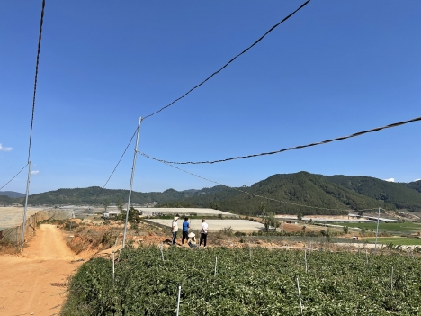 Đất nghỉ dưỡng ven Đà Lạt, view đẹp, có thổ cư, sổ hồng riêng hơn 500m2 giá 400 triệu